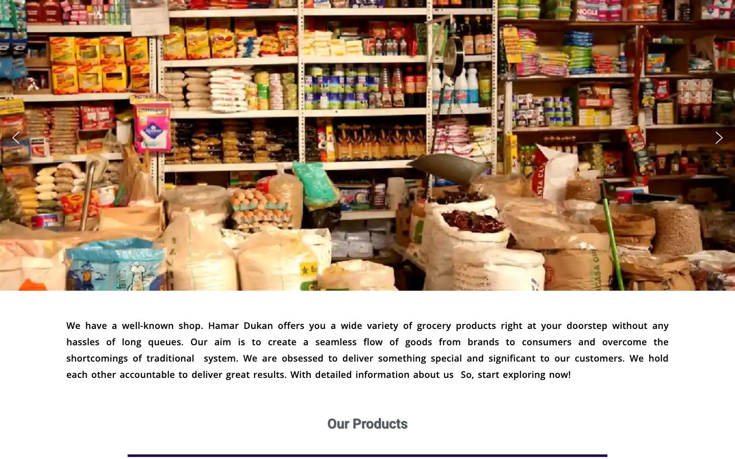 Hamar Dukan website screenshot