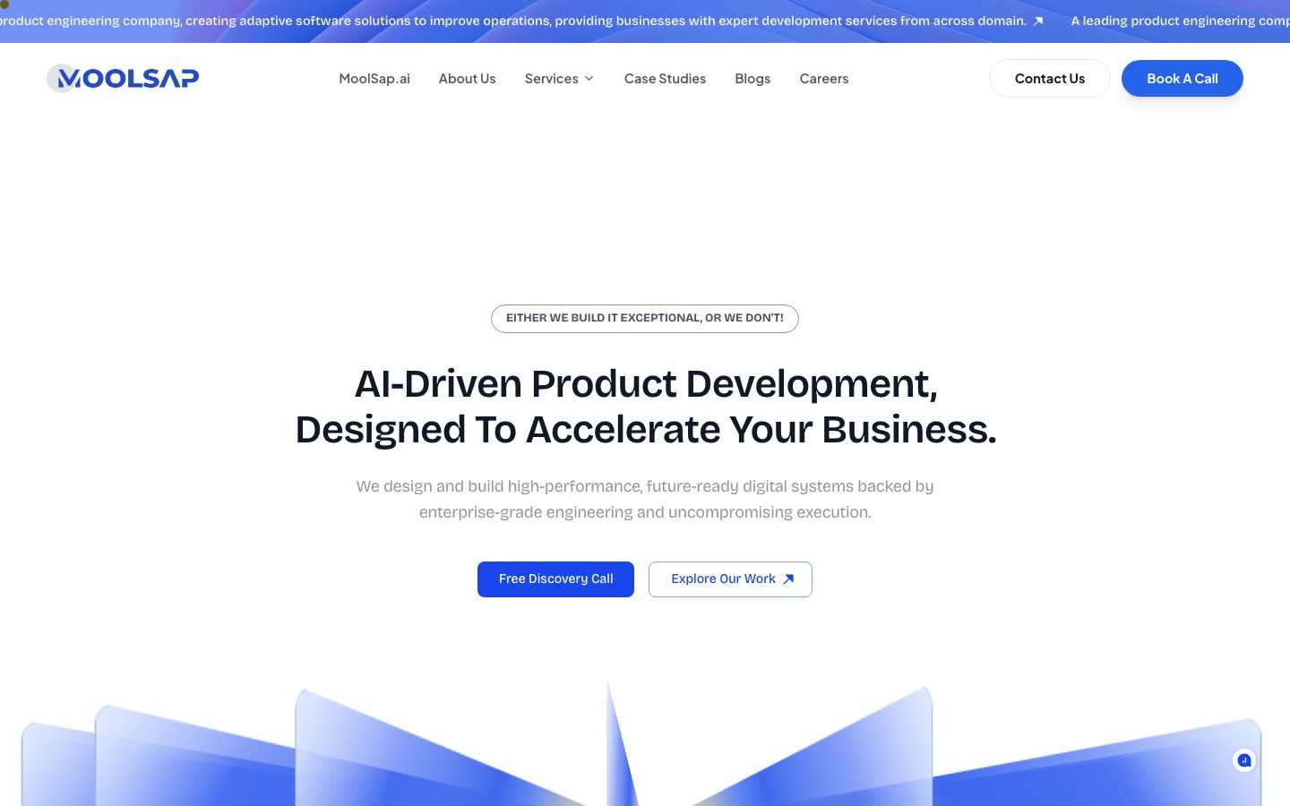 Moolsap website screenshot